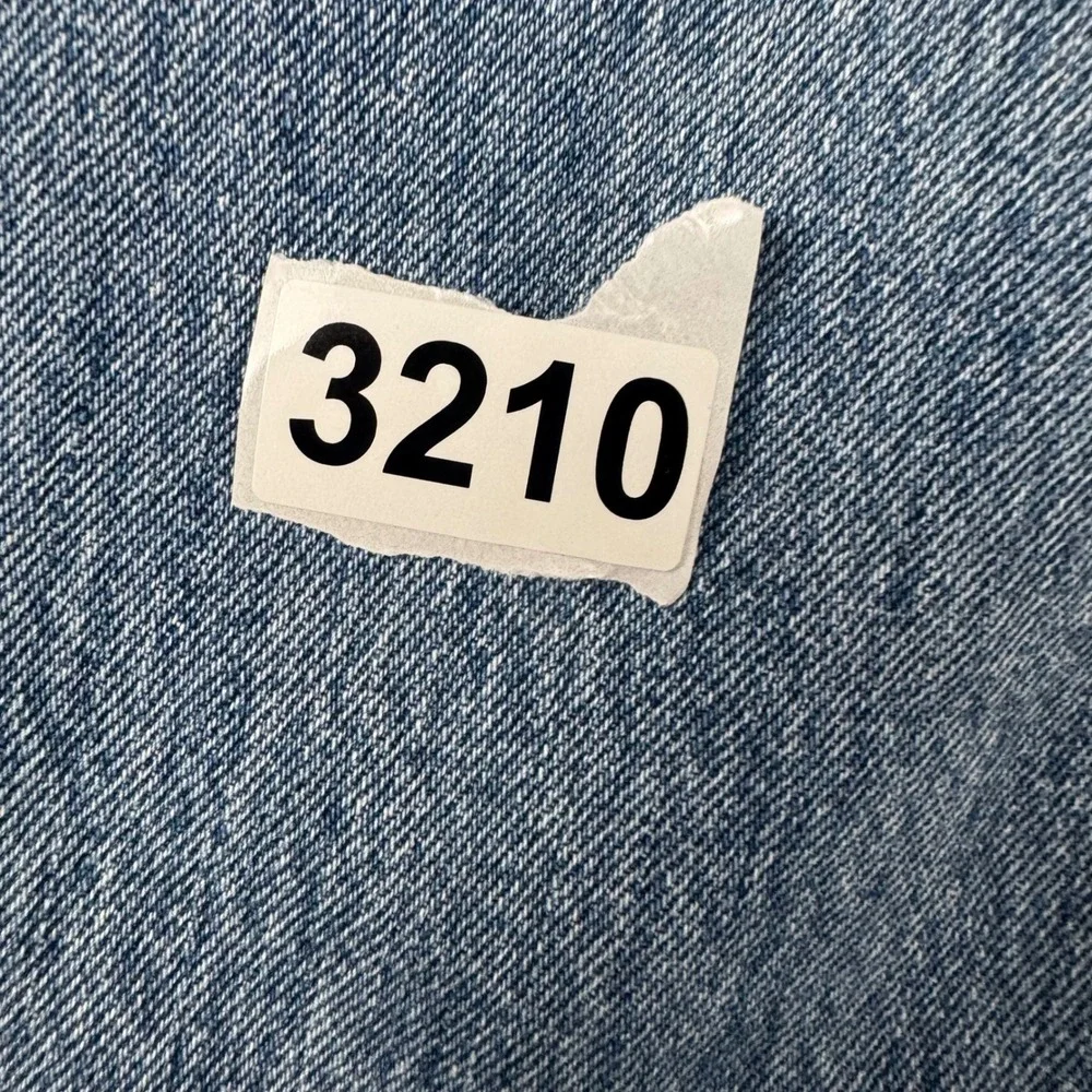 Levis 501 Original Fit Jeans Mens 30x30 Light Wash Blue Straight Leg Denim